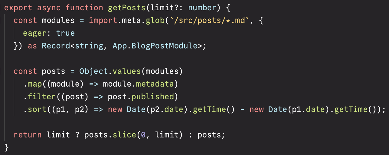 Code preview